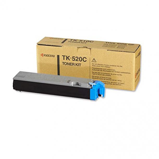 Kyocera TK 520 - 1T02HJCEU0 Toner Original Cyan 4000 sider