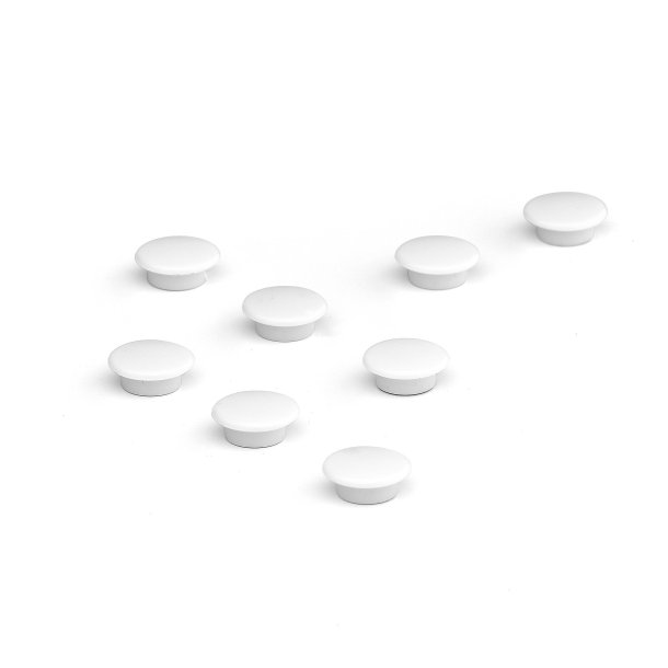 B&uuml;ngers Magneter 25 mm - Vit (7 st)