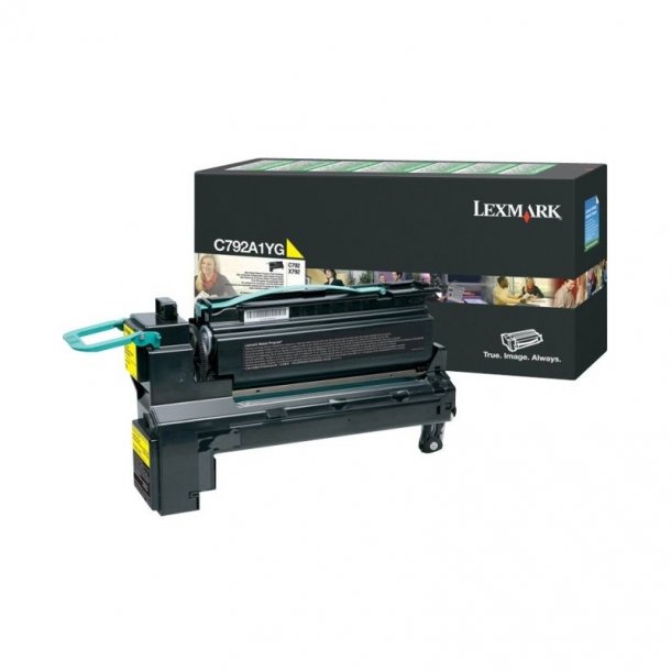 Lexmark C792 / X792 Y return Original Toner (6000 sidor)