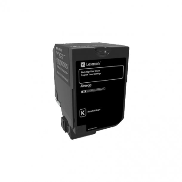 Lexmark CS 725 - 74C2HK0 toner svart 20000 sidor, original