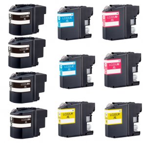 Pixojet ink cartridges Brother LC 22U, 10 pcs. discount pack 322 ml