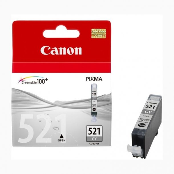 Canon CLI 521 GY Ink Cartridge - 2937B001 Original - Grey 9 ml