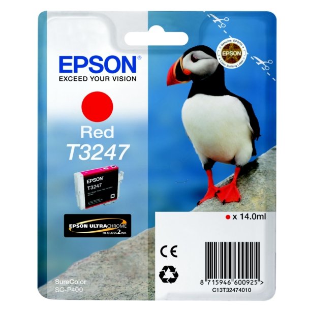 Epson T3247 R - C13T32474010 Original - Rd 14 ml