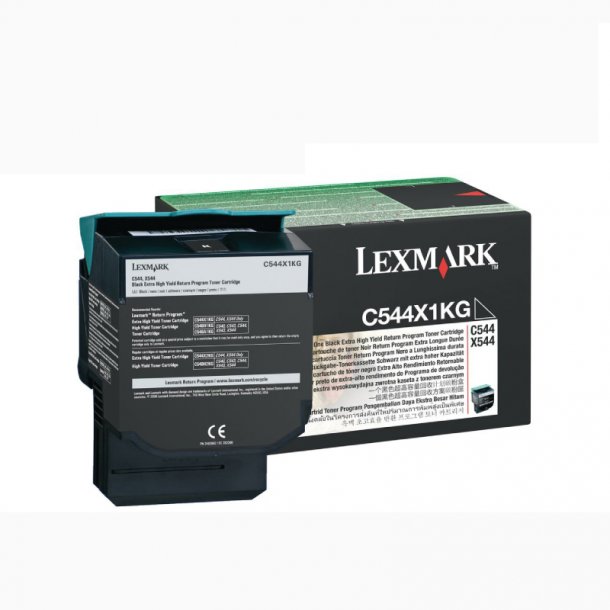 Lexmark C544 BK Original Toner (6000 sidor)