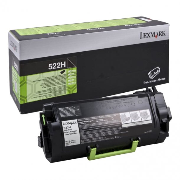 Lexmark 522H BK Original Toner (2500 sidor)