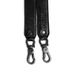 Muud Hudson XL Axelrem - L&auml;der, Svart (70 cm)