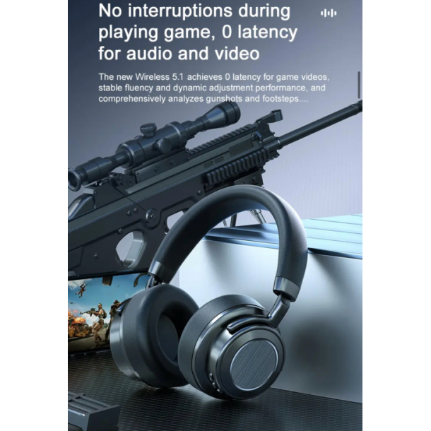 Bluetooth hretelefoner VJ 364 m. noise-cancelling, beige