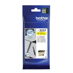Brother blkpatron LC3237Y gul 30 ml, original