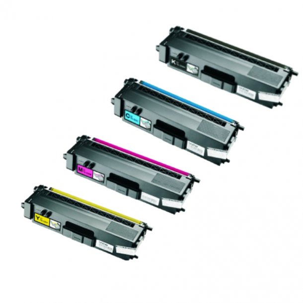 Brother TN390 Combo Pack 4 pcs laser toner - Compatible - BK/C/M/Y 7000 pages