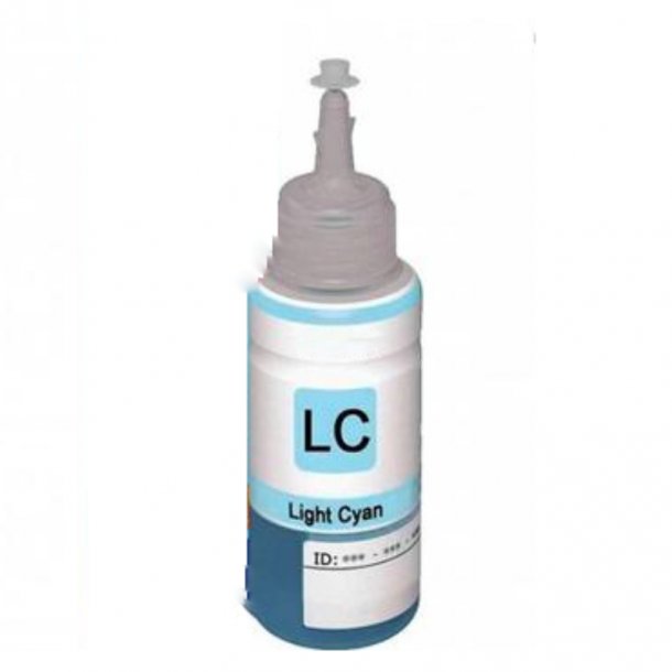 Epson T6642 LC Refill blktank - Kompatibel - Lys Cyan 70 ml
