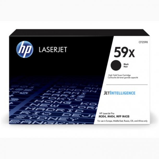 HP 59X BK Original Toner (10000 sidor)