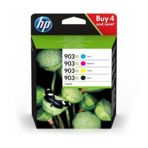 HP 903 XL combo pack 4 stk Original blckpatron (66 ml)