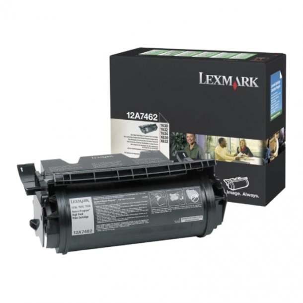 Lexmark T630/T632/T634 BK Original Toner (21000 sidor)