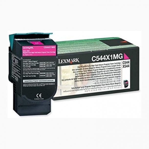 Lexmark C544 M Original Toner (4000 sidor)