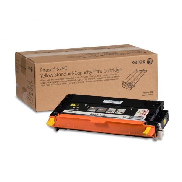 Xerox Phaser 6280 Y Toner - 106R01390 Original - Gul 2200 sider