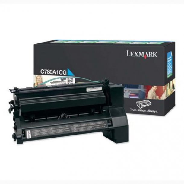 Lexmark C780n/C782/X782 C Toner - C780A1CG Original - Cyan 6000 sider