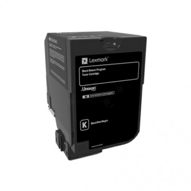 Lexmark CS 720 - 74C2SK0 toner svart 7000 sidor, original