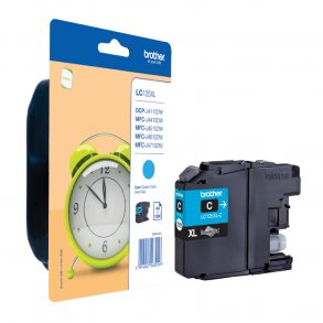 Brother ink cartridge LC125XLC cyan 24 ml, original