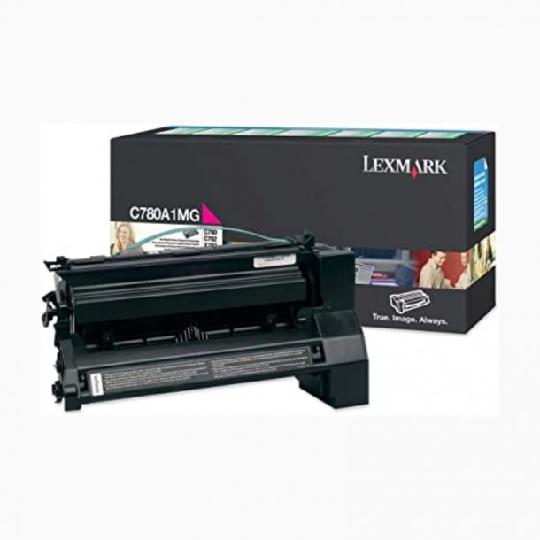 Lexmark C780n/C782/X782 M Toner - C780A1MG Original - Magenta 6000 sider