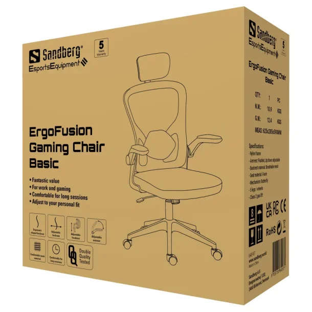 Sandberg ErgoFusion Gaming Chair Basic