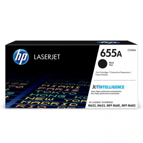 HP 655A BK Toner - CF450A Original - Black 12500 pages