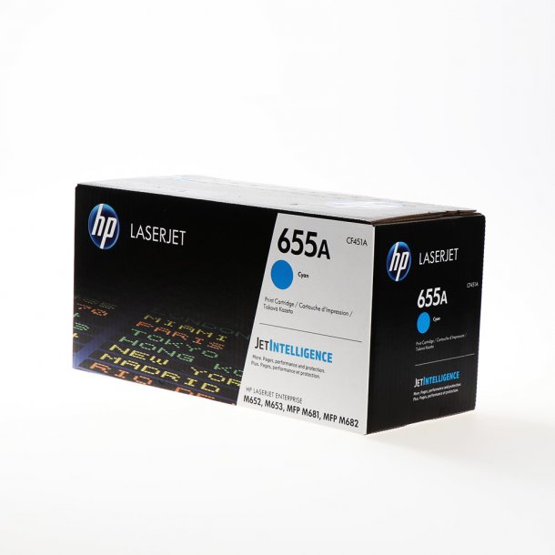 HP 655A C Toner - CF451A Original - Cyan 10500 sider