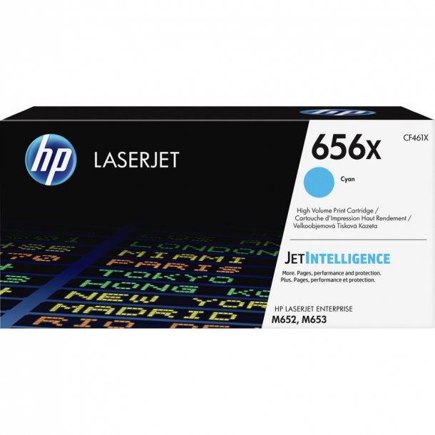 HP 656X C Toner - CF461X Original - Cyan 22000 sider