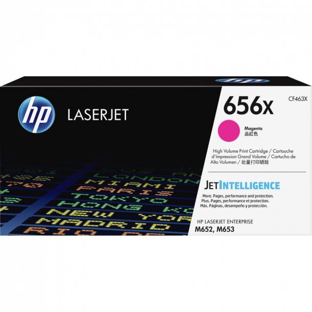 HP 656X M Toner - CF463X Original - Magenta 22000 sider