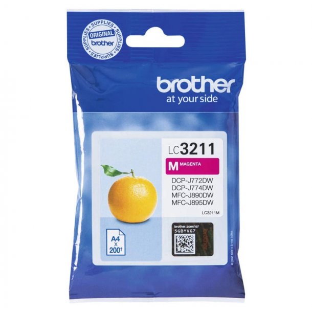 BrotherLC3211M Ink Cartridge - LC3211M Original - Magenta 4 ml