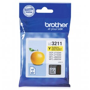 Brother ink cartridge LC3211Y yellow 4 ml, original