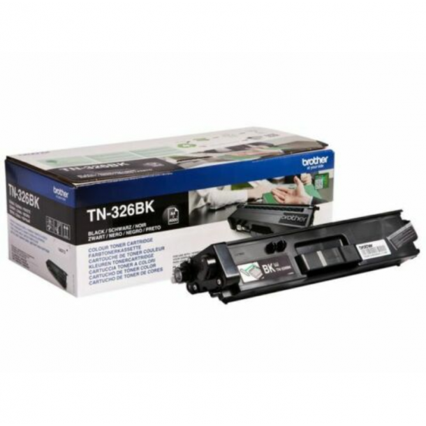 Brother TN326 BK svart  Lasertoner, Original