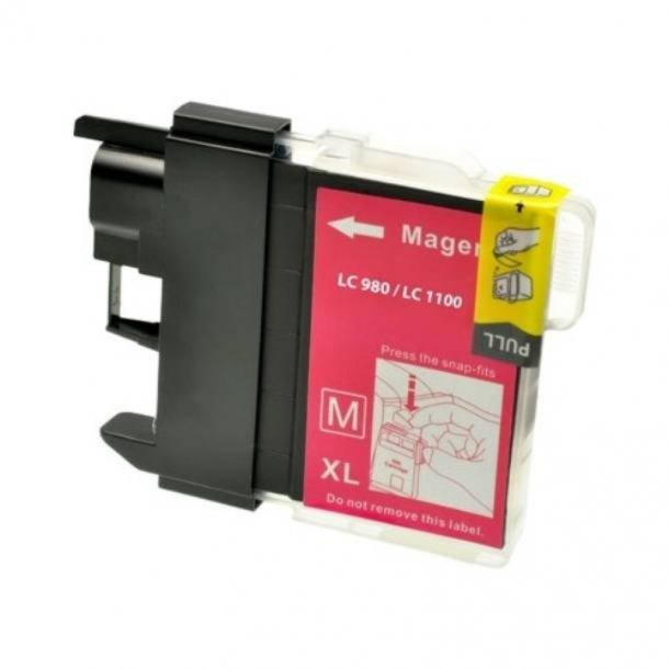 Brother LC1100 M Ink Cartridge - Compatible - Magenta 12 ml