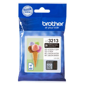 Brother ink cartridge LC3213BK black 8 ml, original