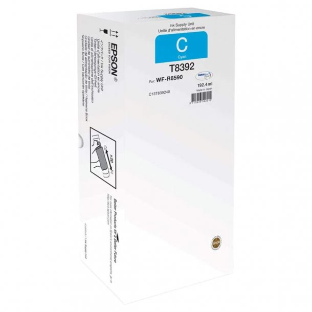 Epson T8392 XL C blkpatron - C13T839240 Original - Cyan 192,4 ml