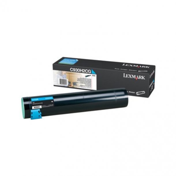 Lexmark C 935x C high kap. Toner - C930H2CG Original - Cyan 24000 sider