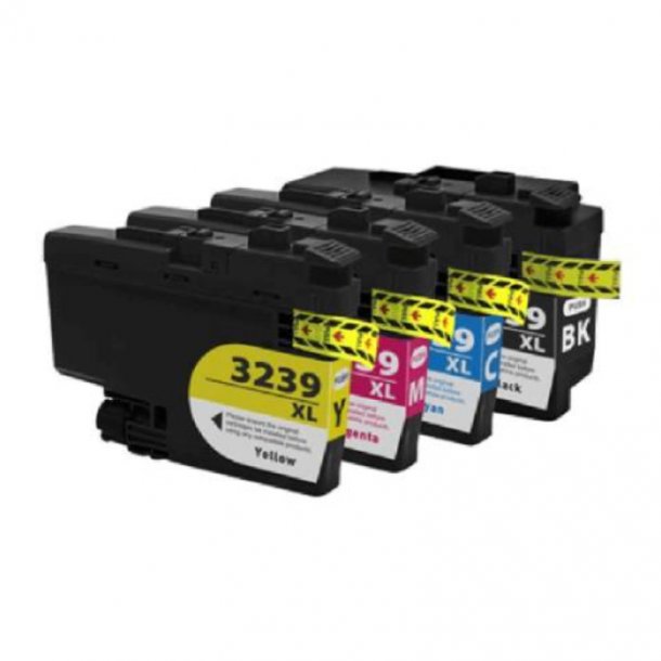 Brother LC 3239 XL Combo Pack 4 pcs Ink Cartridge - Compatible - BK/C/M/Y 280 ml
