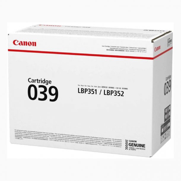 Canon CRG 039 BK Original Toner (5000 sidor)