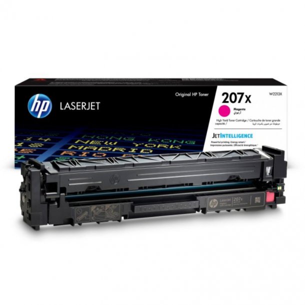 HP 207X M Toner - W2213X Original - Magenta 2450 sider