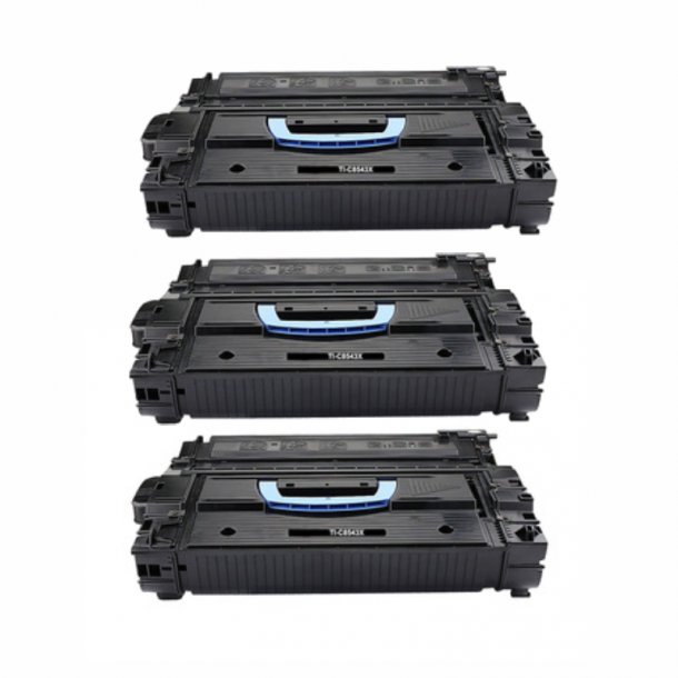 Kompatibel HP 43X BK combo pack 3 stk Toner (90000 sidor)