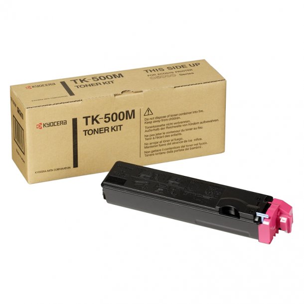 Kyocera TK-500M M - Magenta 80000 sider - Original Toner 370PD4KW