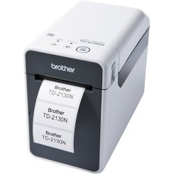Brother TD-2130N n&auml;tverks etikettprinter f&ouml;r streckkoder