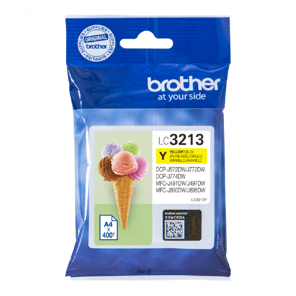 Brother LC3213Y Ink Cartridge - LC3213Y Original - Yellow 8 ml