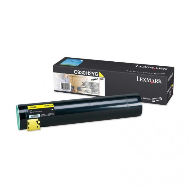 Lexmark C 935x Y Toner (high capacity) - C930H2YG Original - Yellow 24000 pages