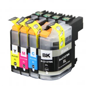 Pixojet ink cartridges Brother LC 125 - 127, 4 pcs. discount pack 73 ml