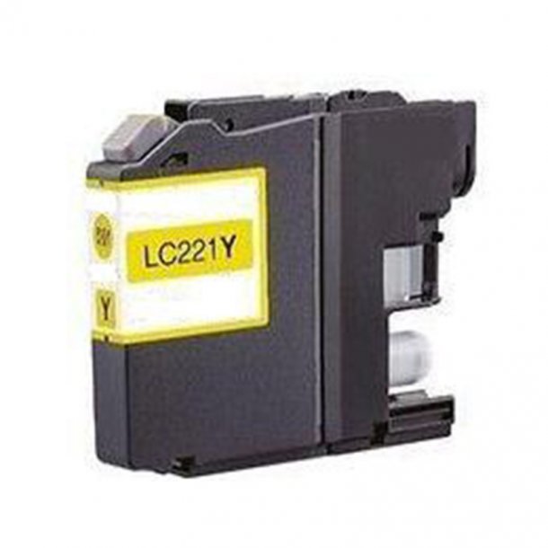 Brother LC221 Y, Yellow Ink Cartridge, Compatible 10 ml
