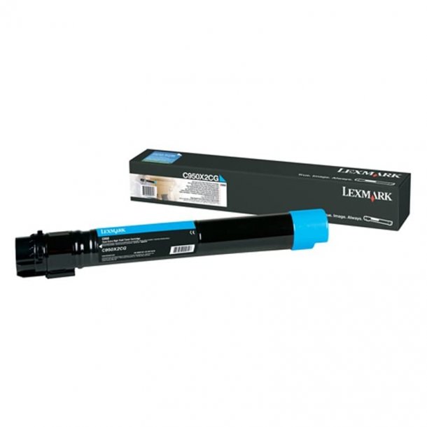 Lexmark C 950 C Toner (high capacity) - C950X2CG Original - Cyan 24000 pages