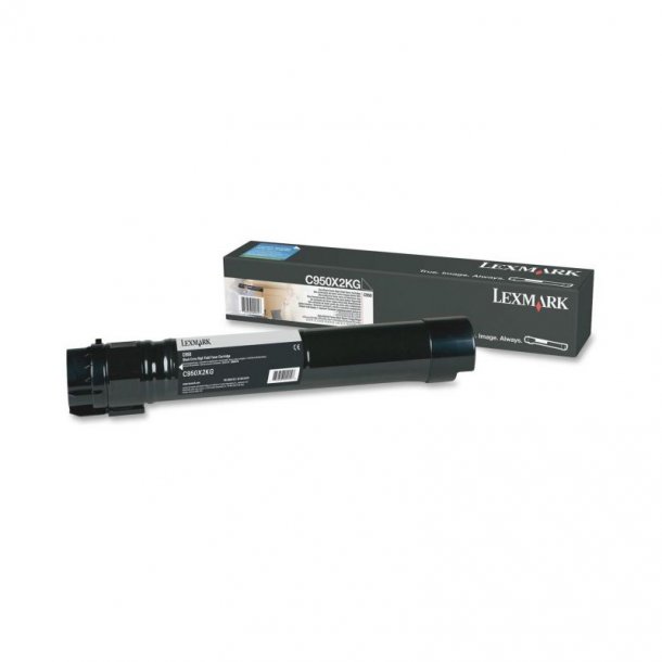 Lexmark C 950 BK Toner (high capacity) - C950X2KG Original - Black 38000 pages