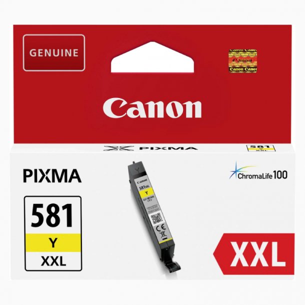 Canon CLI-581 XXL Y - Gul 11,7 ml - Original blkpatron 1997C001