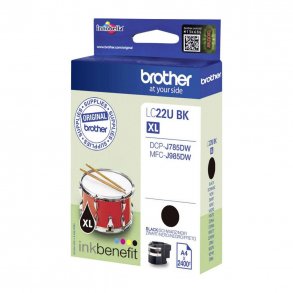 Brother ink cartridge LC22UBK black 2400 pages, original