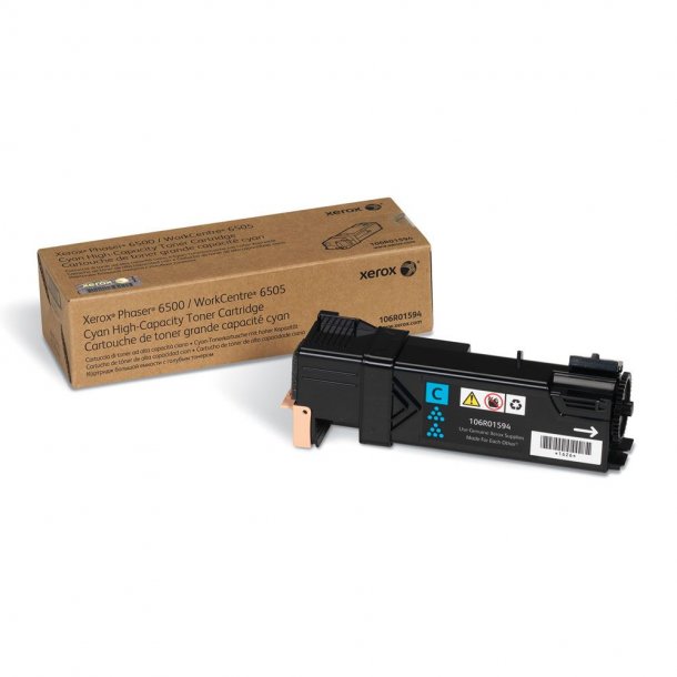 Xerox Phaser 6500 / WC6505 C Toner - 106R01594 Original - Cyan 2500 sider